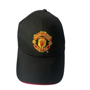 Manchester United Black Adjustable Hat